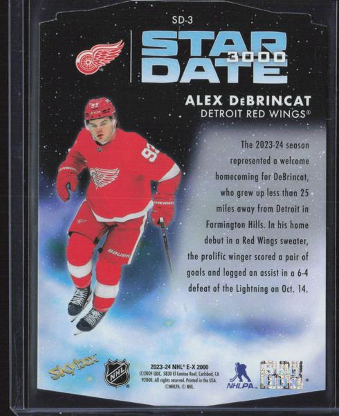 2023-24 SkyBox E-X 2000 #SD-3 Alex DeBrincat Star Date 3000