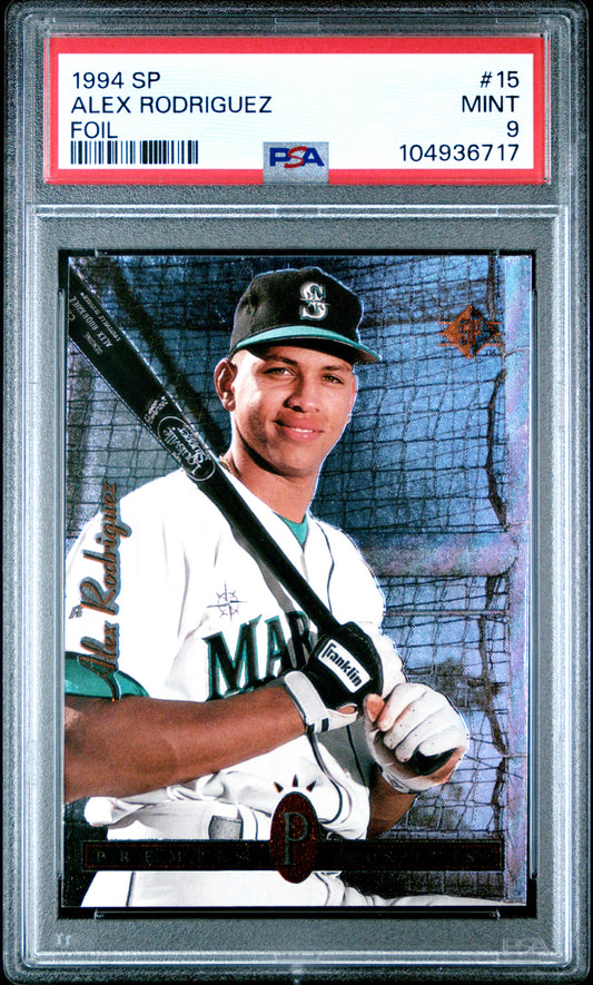 1994 SP #15 Alex Rodriguez Foil PSA 9
