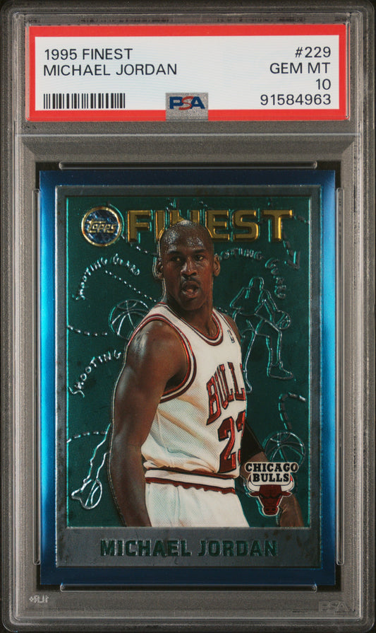 1995 Finest #229 Michael Jordan PSA 10