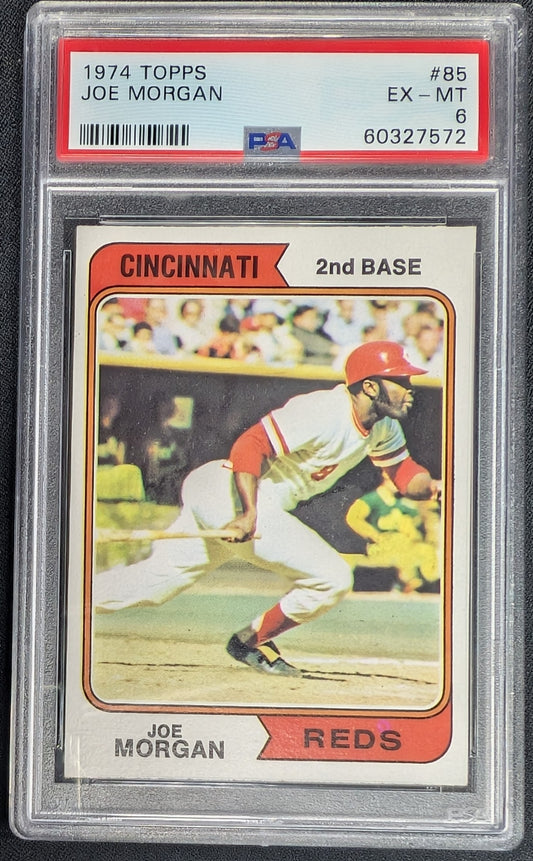 1974 Topps #85 Joe Morgan PSA 6