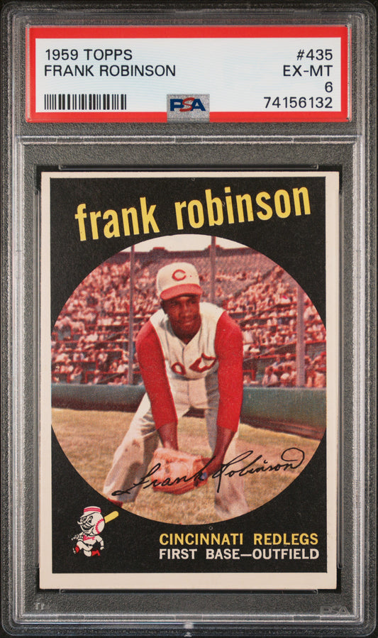 1959 Topps #435 Frank Robinson PSA 6 EXMT