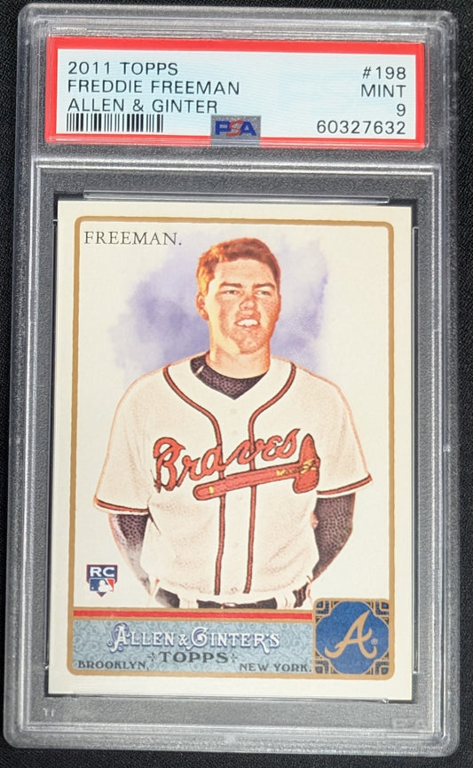 2011 Topps Allen & Ginter #198 Freddie Freeman Allen & Ginter PSA 9