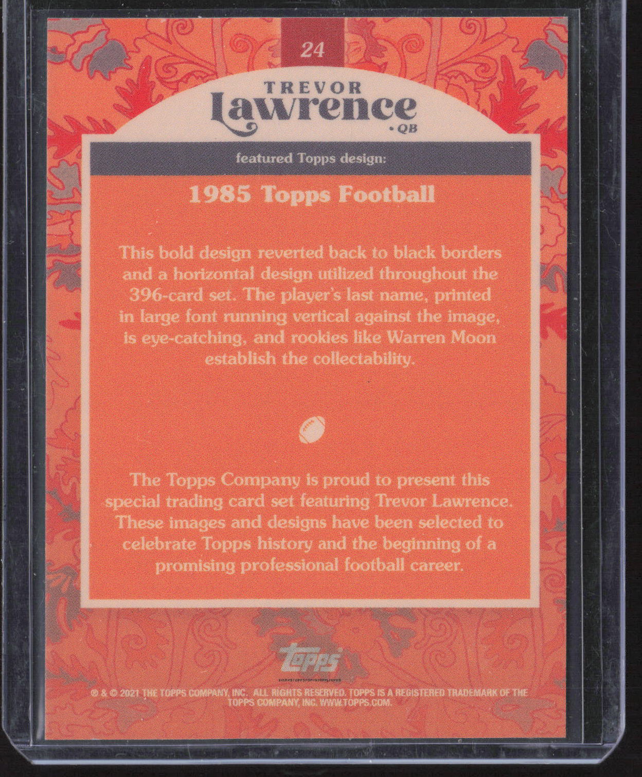 2021 Topps x Trevor Lawrence #24 Trevor Lawrence