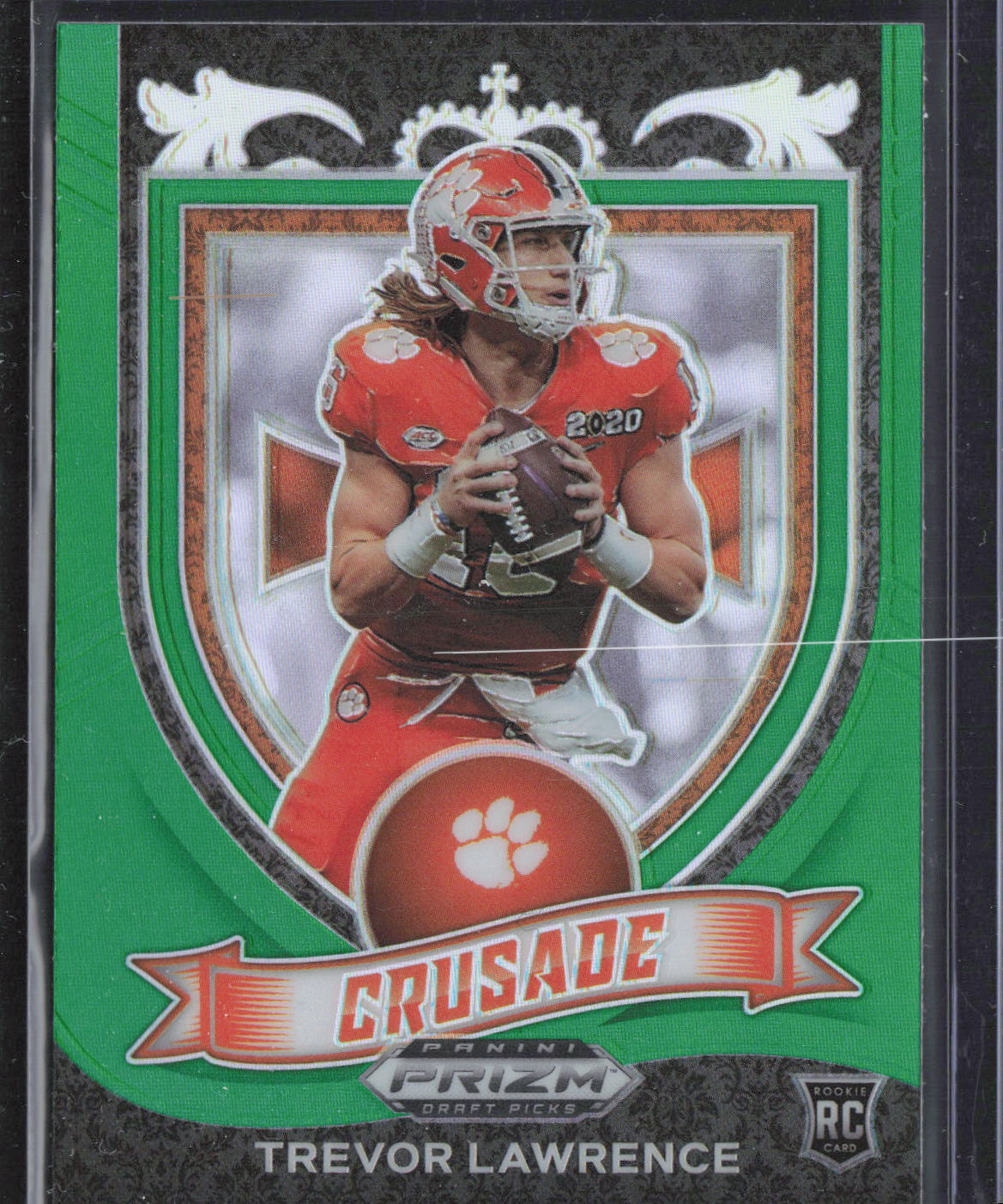 2021 Panini Prizm Draft Picks Collegiate #161 Trevor Lawrence Green