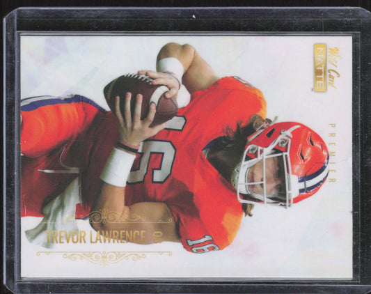 2021 Wild Card Matte White #MBC-1 Trevor Lawrence