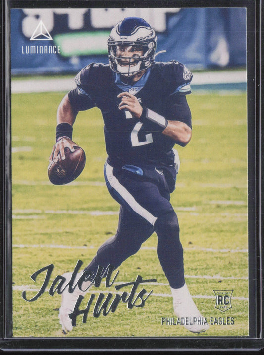 2020 Panini Chronicles #210 Jalen Hurts Luminance Update Rookies