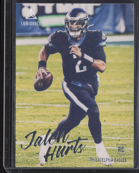 2020 Panini Chronicles #210 Jalen Hurts Luminance Update Rookies