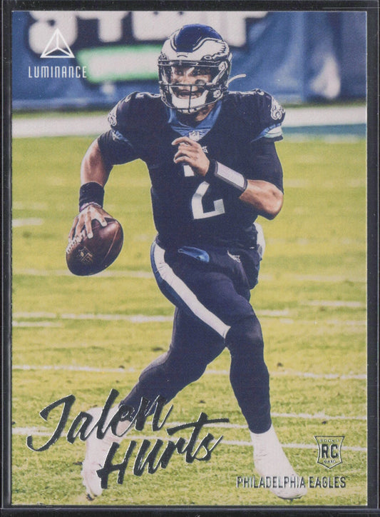 2020 Panini Chronicles #210 Jalen Hurts Luminance Update Rookies