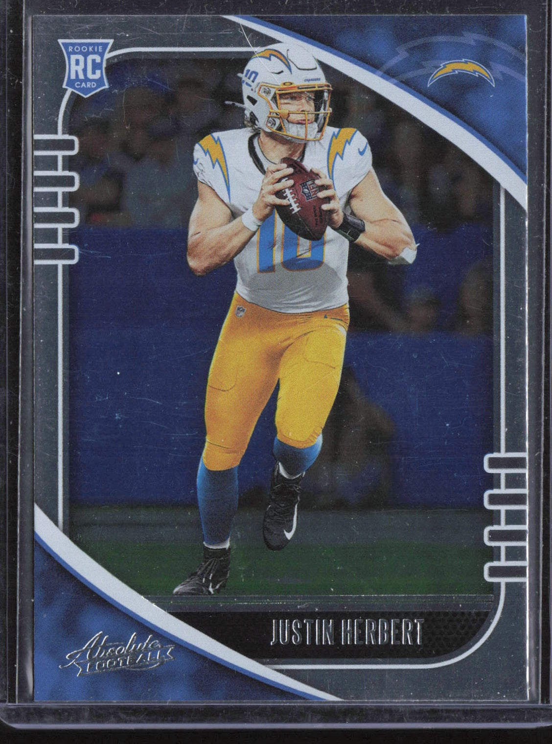 2020 Panini Absolute #167 Justin Herbert Rookie
