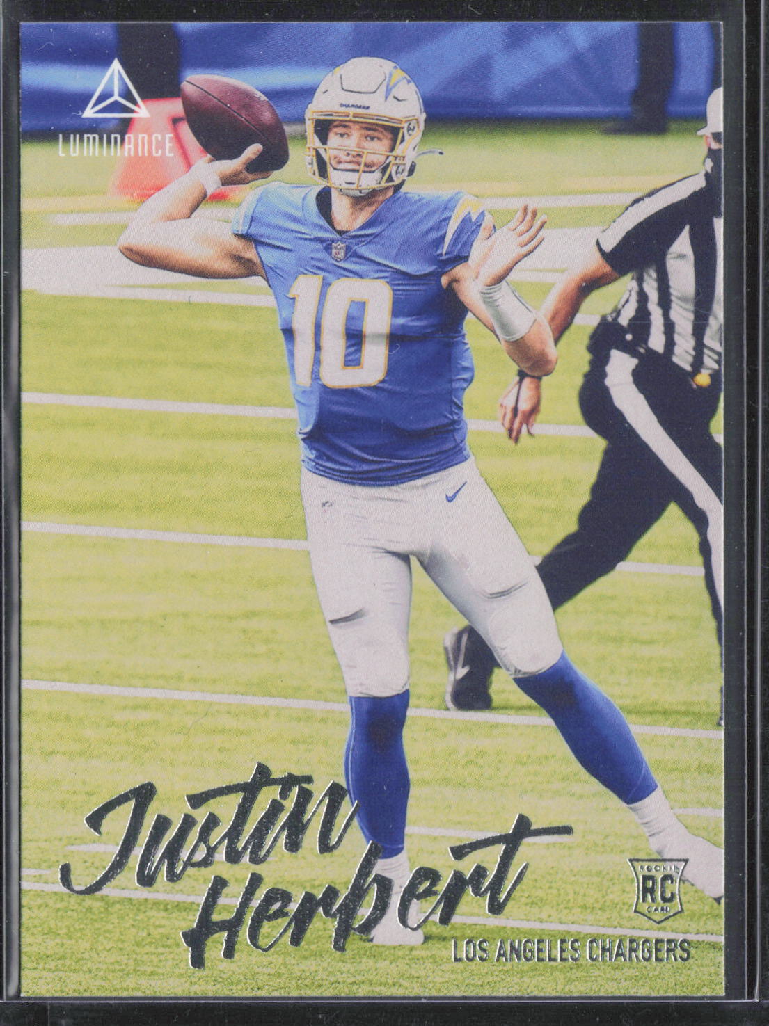 2020 Panini Chronicles #203 Justin Herbert Luminance Update Rookies