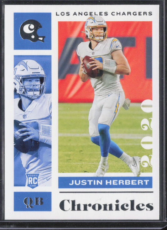 2020 Panini Chronicles #53 Justin Herbert Rookie