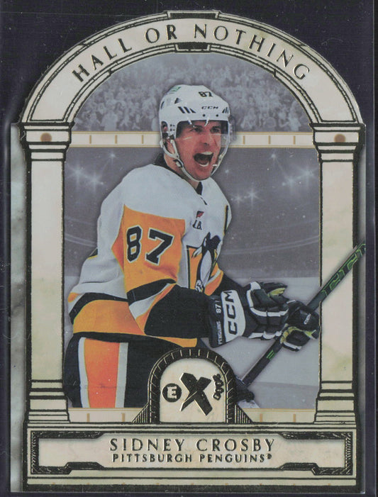 2023-24 SkyBox E-X 2000 #HN-2 Sidney Crosby Hall or Nothing