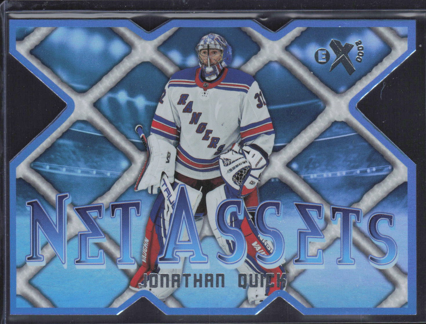 2023-24 SkyBox E-X 2000 #26 OF 30 NA Jonathan Quick Net Assets