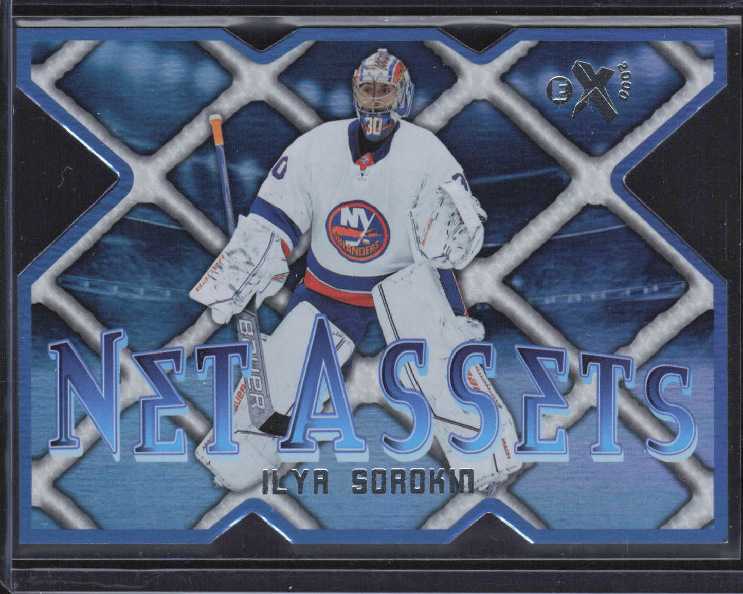 2023-24 SkyBox E-X 2000 #1 OF 30 NA Ilya Sorokin Net Assets