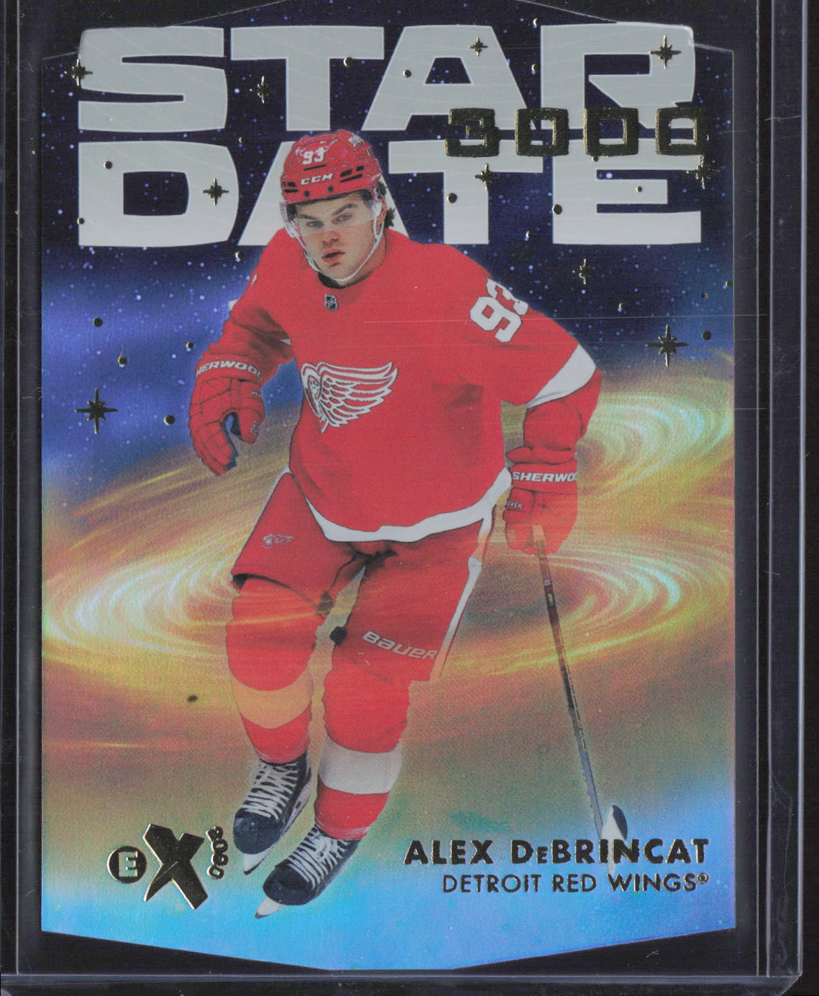 2023-24 SkyBox E-X 2000 #SD-3 Alex DeBrincat Star Date 3000