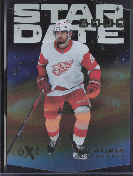2023-24 SkyBox E-X 2000 #SD-6 Jake Walman Star Date 3000
