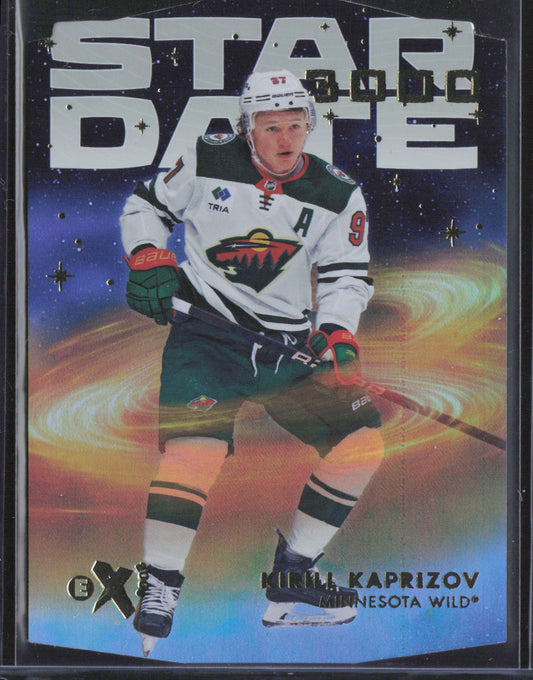 2023-24 SkyBox E-X 2000 #SD-20 Kirill Kaprizov Star Date 3000
